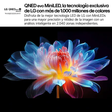 Smart TV LG 85QNED92A6A.AEUQ 3840 x 2160 px UHD 4K HDR10 AMD FreeSync Hybrid Log-Gamma (HLG) Dolby Vision QNED